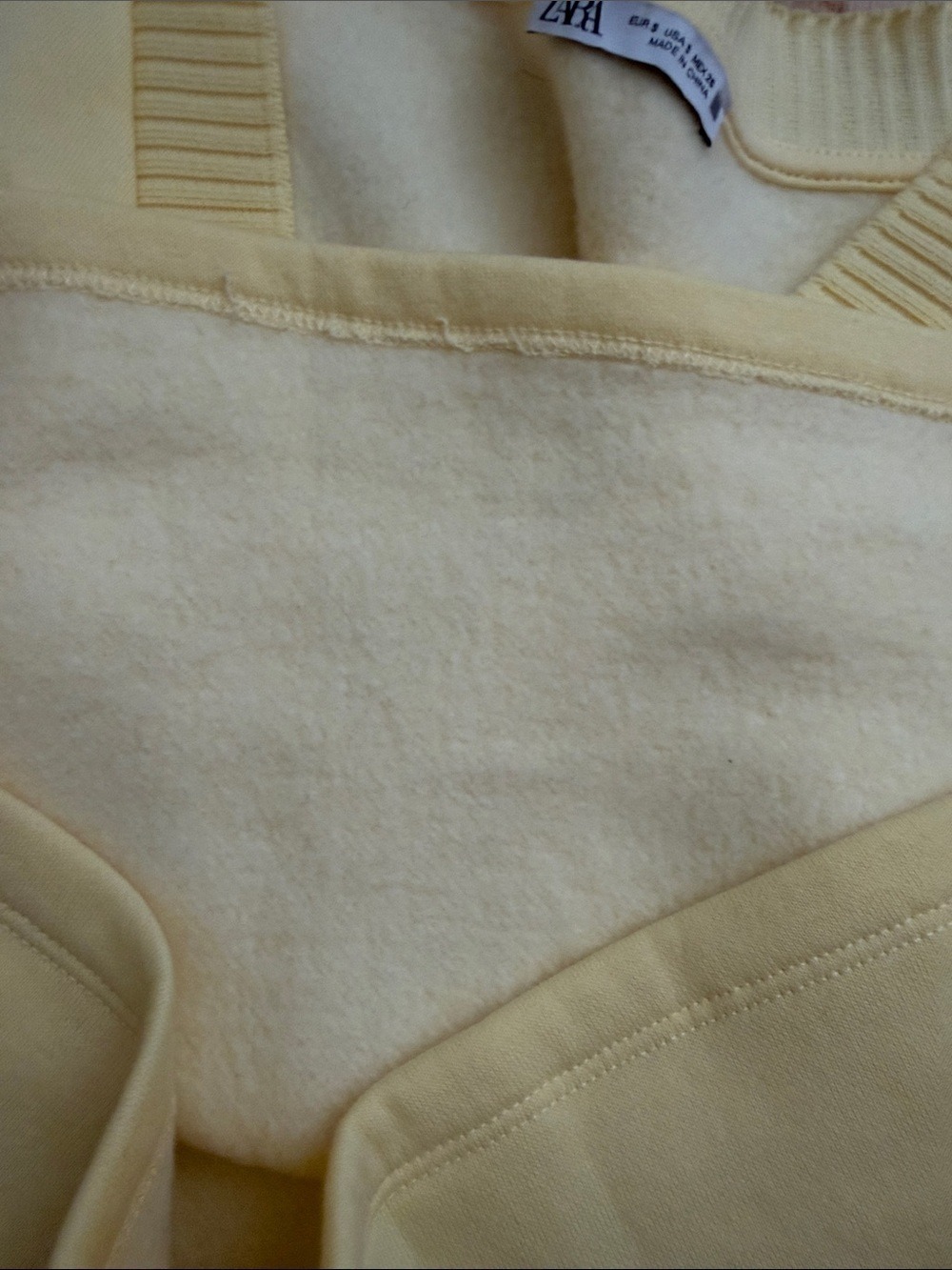 Zara Knit Vest V-Neck Lemon Small - Picture 4 of 4